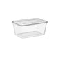 Microwave Rectangular Clear Container Lid (250pcs)