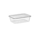 Microwave Rectangular Clear Container Lid (250pcs)