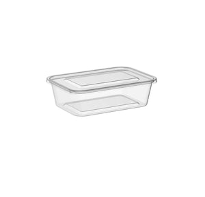 Microwave Rectangular Clear Container Lid (250pcs)