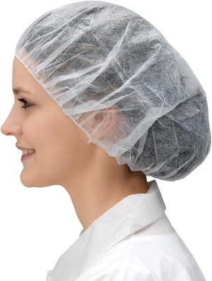 Hair Net White 21" (100pcs)