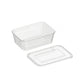 Microwave Rectangular Clear Container Lid (250pcs)