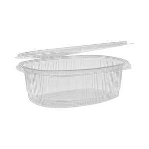 Deli Crystal Oval Hinged Container 8OZ (250pcs)