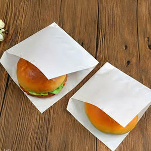 White Burger Pouch 15*15CM, 65GSM (2000pcs)