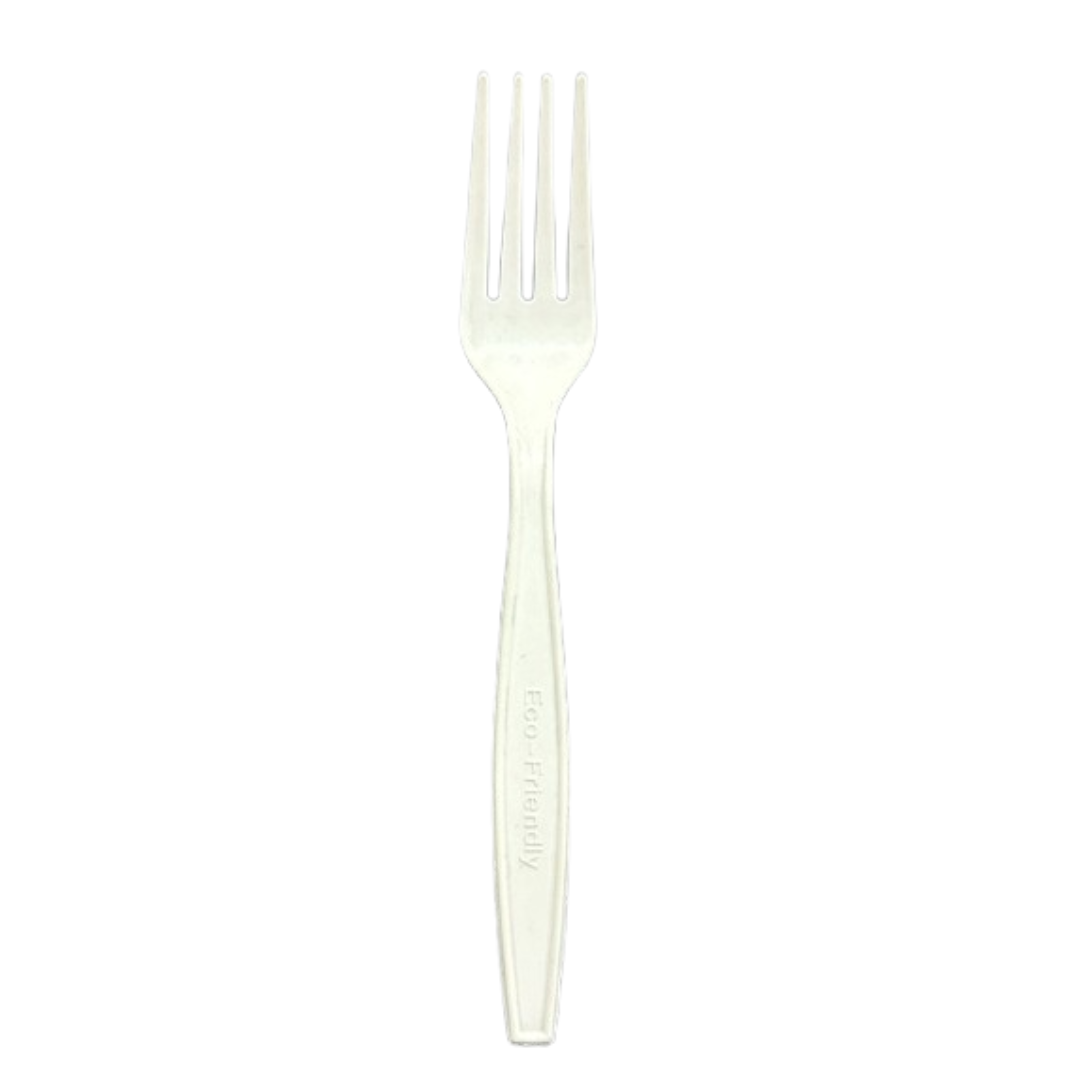 Bio Fork White - Plastic (1000pcs)