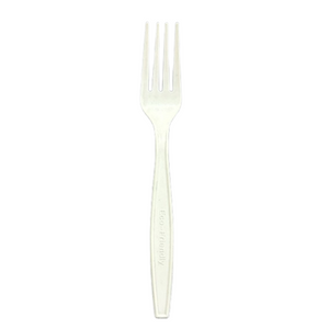 Bio Fork White - Plastic (1000pcs)