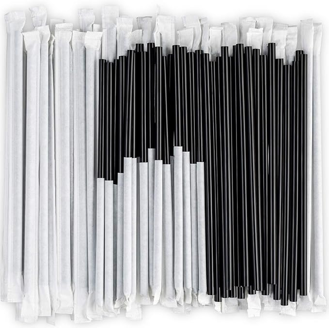 Straws Wrap Black