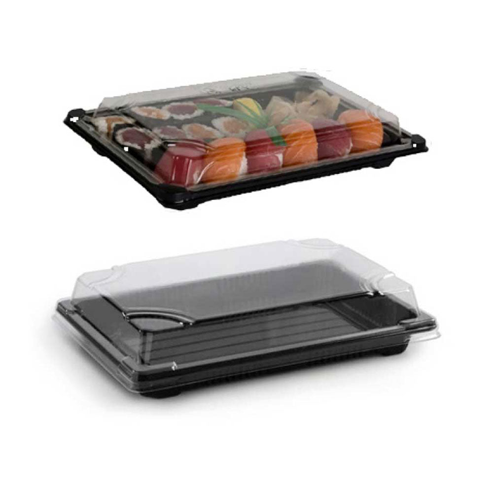 Sushi Container Black Base 26.8*19.8*4.5CM ( 200pcs)