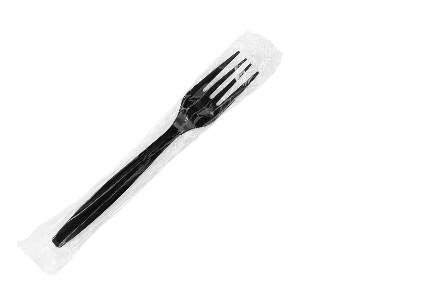 Black HD Fork Individually Wrap (500pcs)