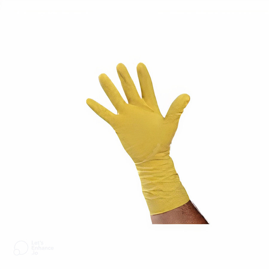 Dishwashing Rubber Gloves Yellow