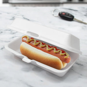 Foam Hotdog Box 9" (250 Pcs)