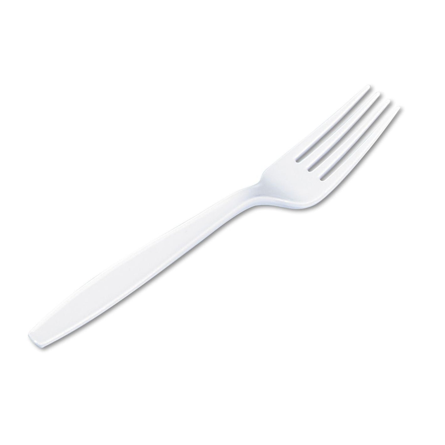 Fork Plastic White (50pcs*40pkt)