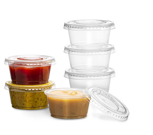 Portion Cup Clear & Lid (2000pcs)