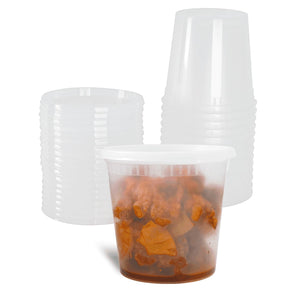 Deli Clear Container & Lid (250pcs)