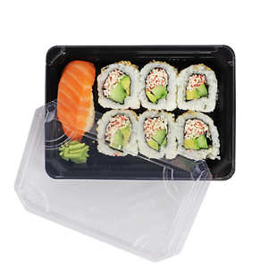 Sushi Container Black Base 18.8*13.2*4cm (500pcs)