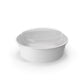 White Paper Salad Bowl & Lid (300pcs)