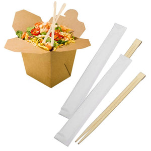 Chopsticks Individually Wrapped-Bamboo 23cm (3000pcs)