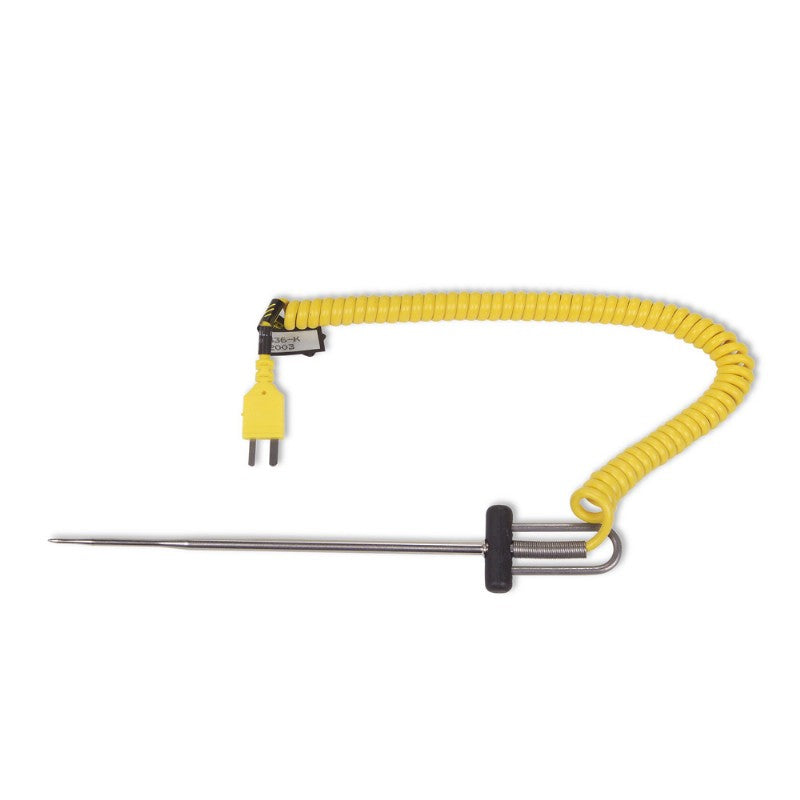 DURA NEEDLE PROBE WITH COILED CABLE "K" THERMOCOUPLE