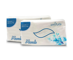 Facial Tissue Marvel 200 Sheets (Bundle of 30 Nylon Packets)